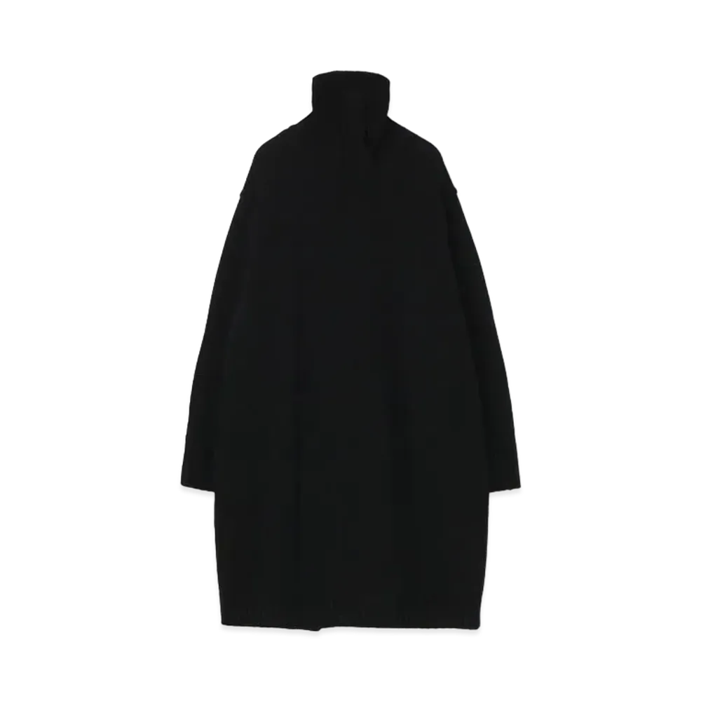 Yohji Yamamoto Pour Homme 3G PLATING PLAIN STITCH COLLAR OPEN TURTLE "Black"