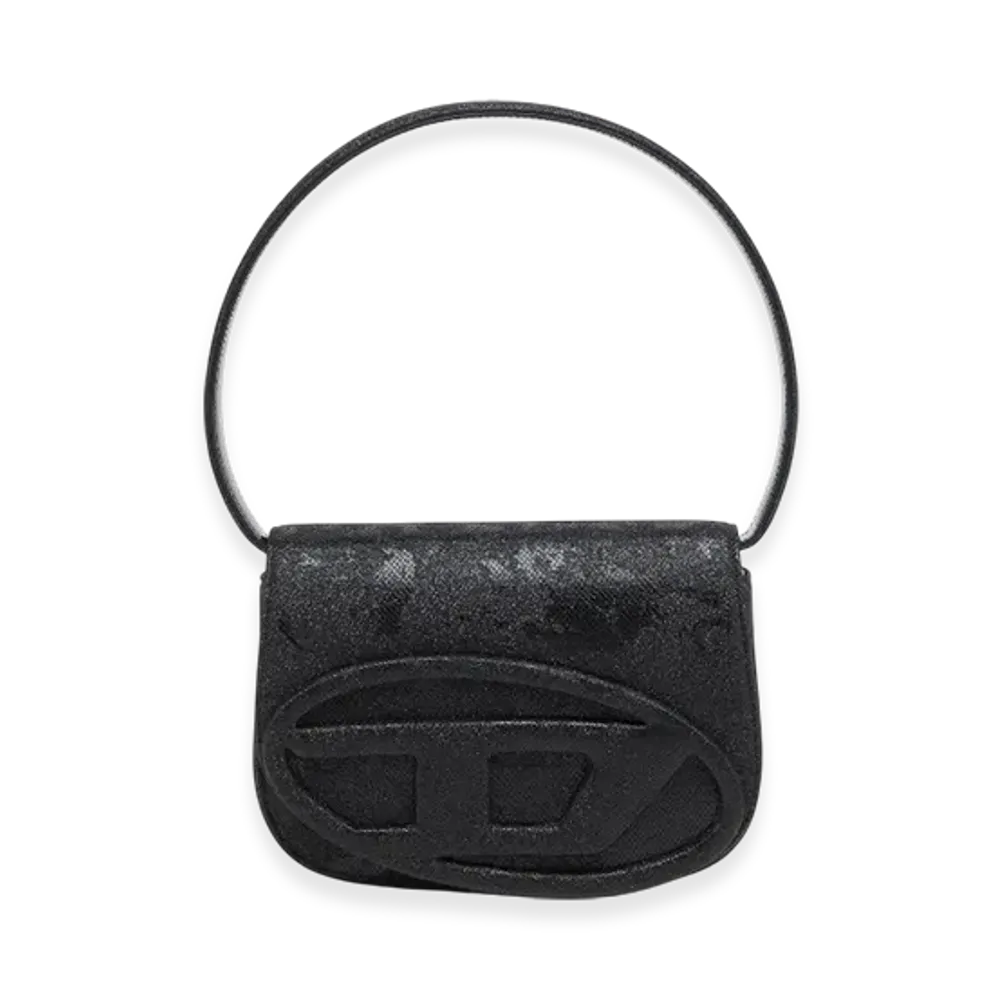 Diesel 1Dr 1Dr-Iconic 1Dr Bag In Glitter-Camo Lurex "Black"