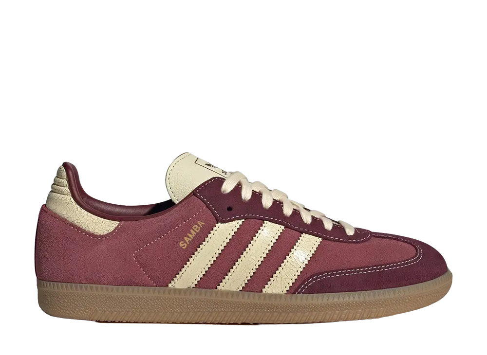 adidas Samba OG "Shadow Red/Warm Vanilla"