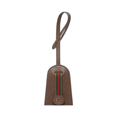 GUCCI Double G Small Key Case Leather "Red"