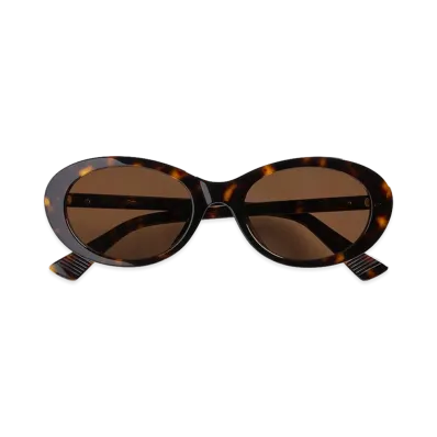 Bottega Veneta Classic Oval Sunglasses "Havana/Brown"