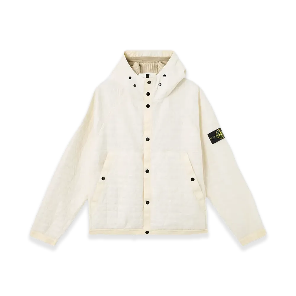 Stone Island 4100023 Crinkle Reps Ny Quilted-Tc Recycled Nylon "Ivory"