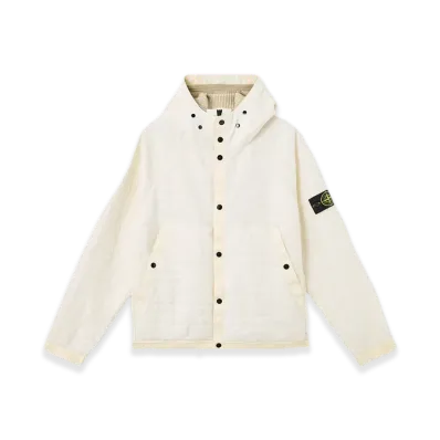 Stone Island 4100023 Crinkle Reps Ny Quilted-Tc Recycled Nylon "Ivory"