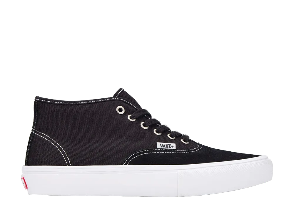 Vans Skate Authentic Mid "Black/White"