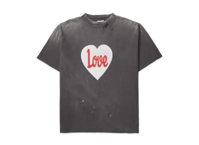 SAINT Mxxxxxx SS Tee_Heart Love "Black"