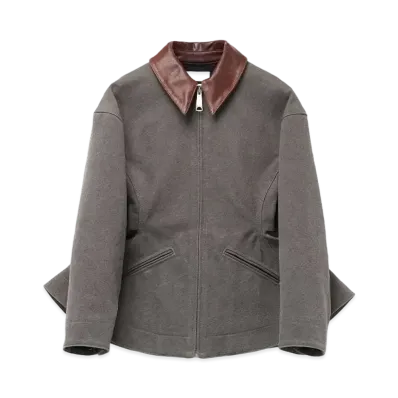 Alexander McQUEEN Peplum Jacket "Gray"