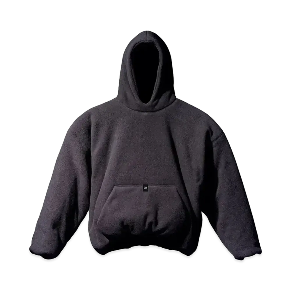 YEEZY GAP Polar Fleece Padded Hoodie "Black"