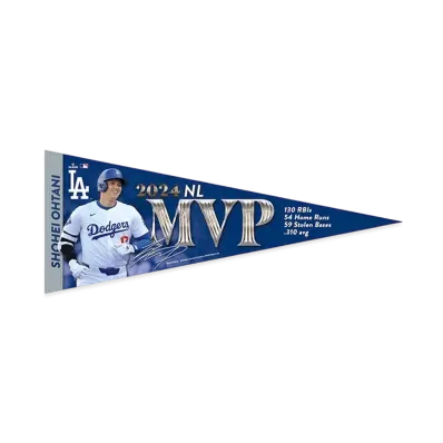 MLB Wincraft Dodgers Shohei Ohtani National League MVP 2024 Award Commemoration 12x30 Pennant