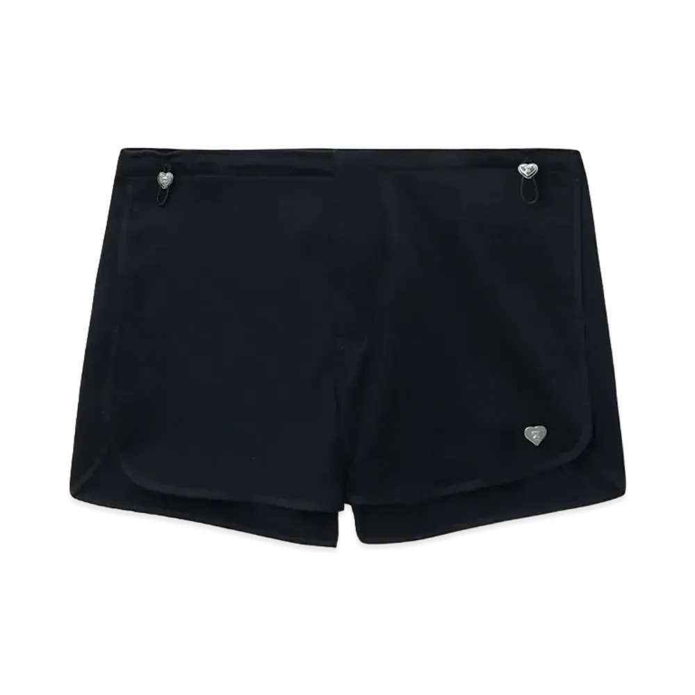 A BATHING APE Washed Low Rise Drawstring Fastening Track Shorts "Navy"