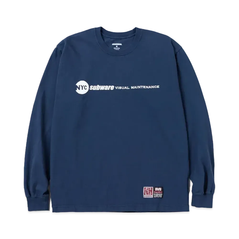 NEIGHBORHOOD x Subware . Tee LS-3 "Navy"