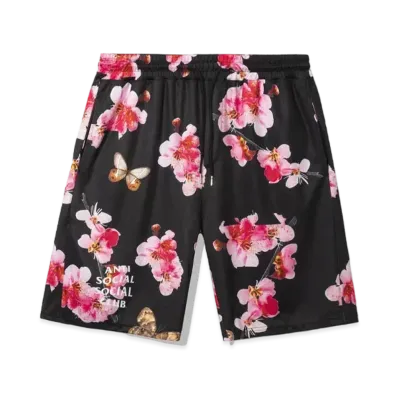 ANTI SOCIAL SOCIAL CLUB Be My Butterfly Mesh Shorts "Black"