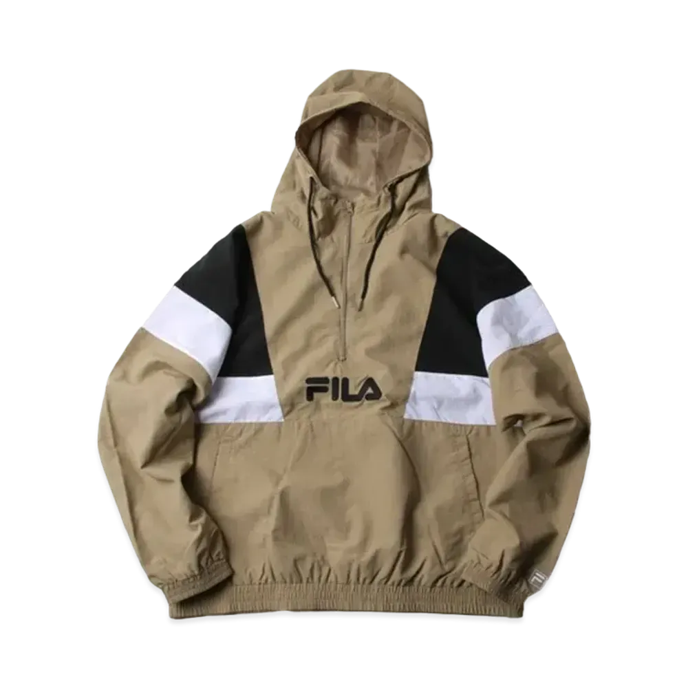 FILA Nylon Switching Anorak "Beige"