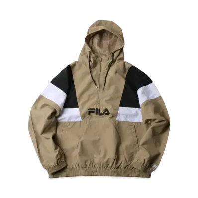 FILA Nylon Switching Anorak "Beige"