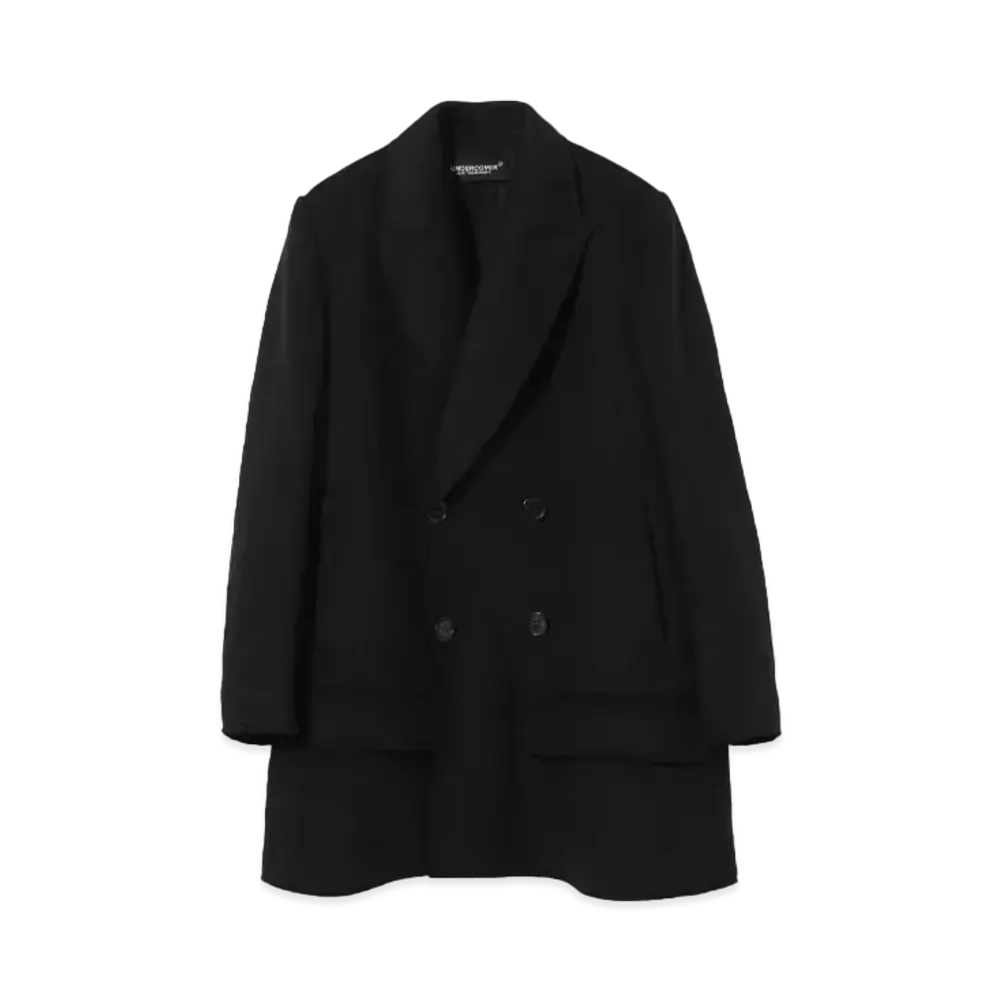 UNDERCOVER Wool Blend Big Jacket "Black"