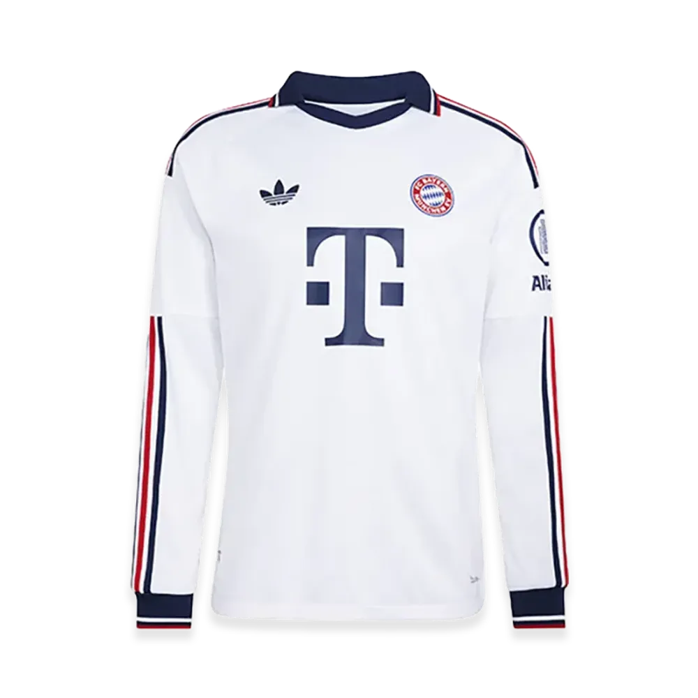 adidas 26-27 Bayern Munich Away Long Sleeve Authentic Jersey "White"