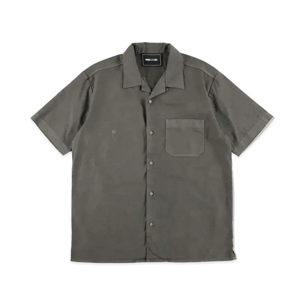 WIND AND SEA x RON LOUIS Retro Brown H/S Shirt "Black"