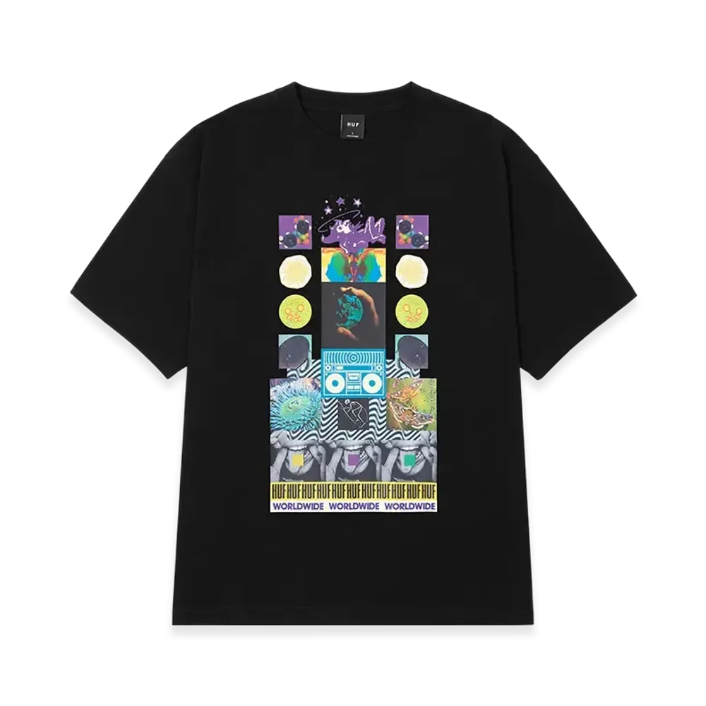 HUF New Experiences Tee "Black"