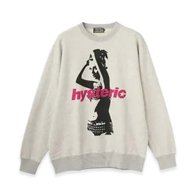 HYSTERIC GLAMOUR Hysteric Armpits Sweatshirt "Top Gray"