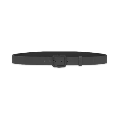 RIMOWA Lifestyle Reversible Leather Badge Belt "Black/Black"