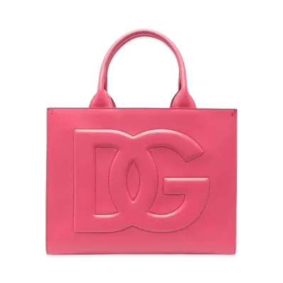 Dolce&Gabbana DG Daily Shopping Bag Small Calfskin "Fuchsia"