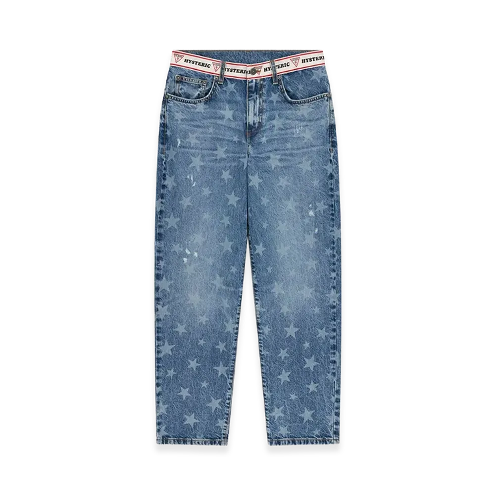 HYSTERIC GLAMOUR x GUESS JEANS Baggy Jeans "Indigo Blue"