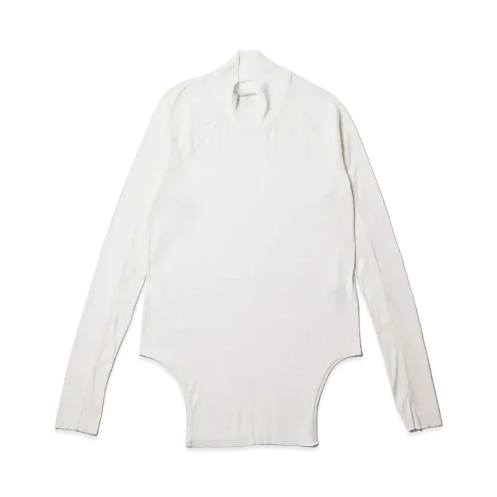 JULIUS High Neck Long Sleeve Top "Plaster"