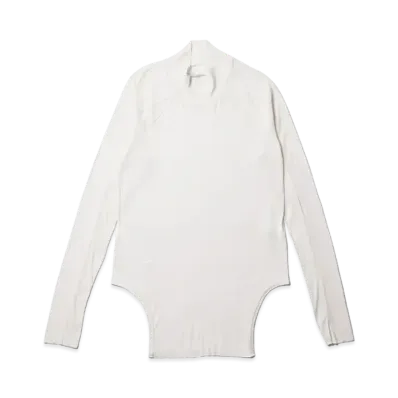 JULIUS High Neck Long Sleeve Top "Plaster"