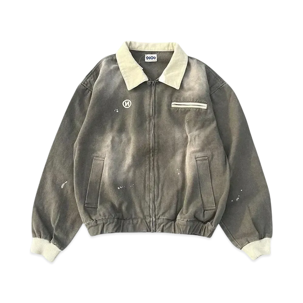 9090 Vintage Like Duck Blouson "KHAKI"