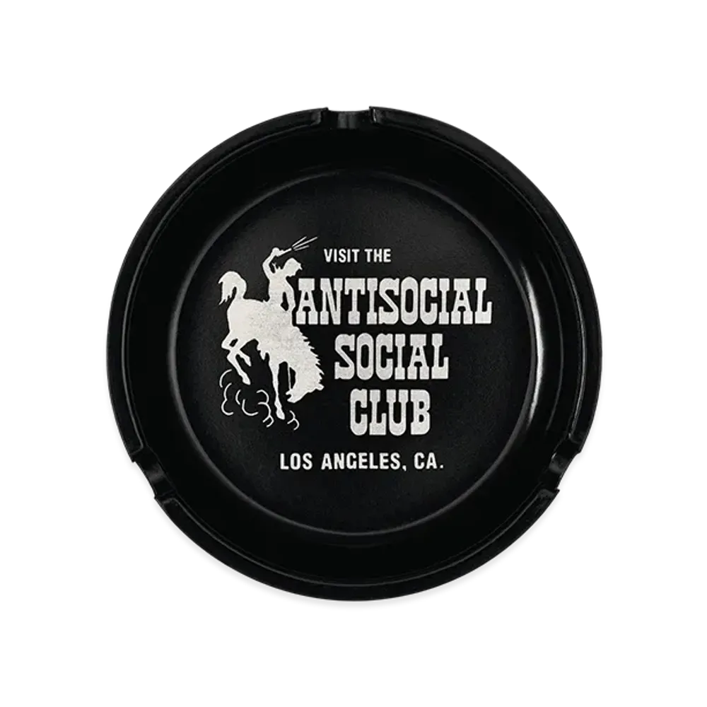 ANTI SOCIAL SOCIAL CLUB Western Ashtray "Black"