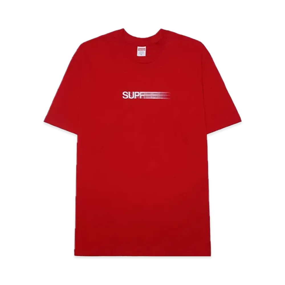 Supreme Motion Logo Tee "Red" (23SS)