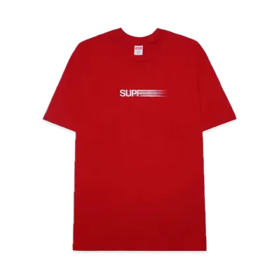Supreme Motion Logo Tee "Red" (23SS)