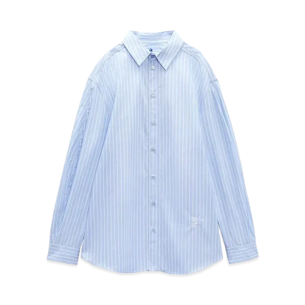 ADERERROR x ZARA Stripe Poplin Shirt "Stripe"