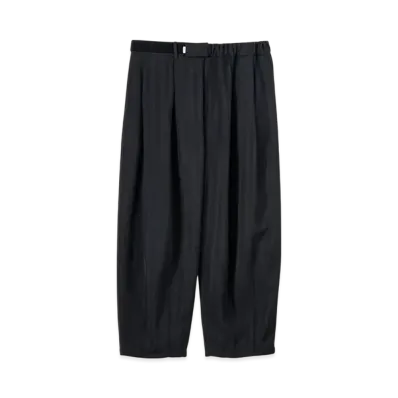Graphpaper Is-Ness For Gp Vintage Graphpaper Wool Balloon Chef Pants "Black"