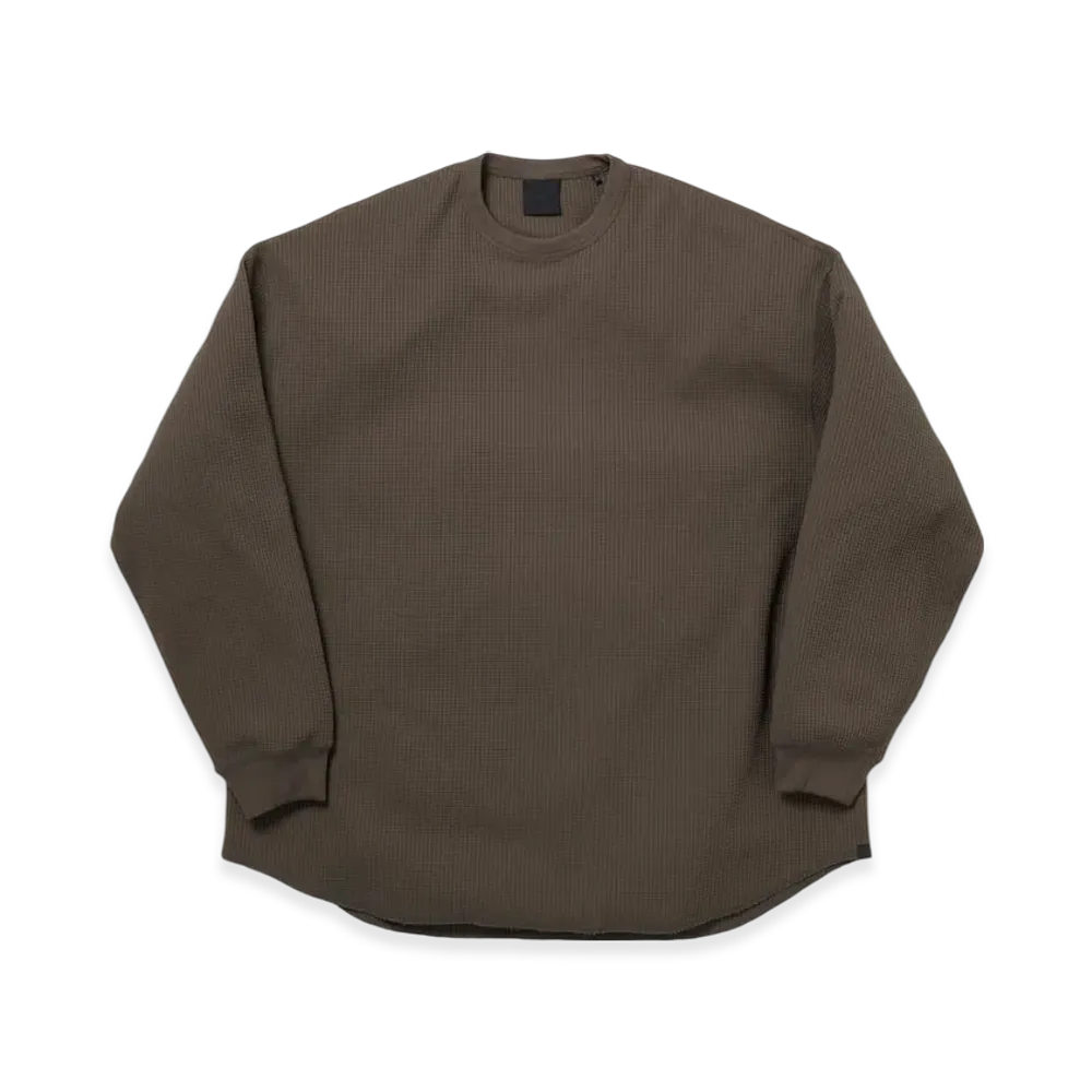 DAIWA PIER39 W's Tech Thermal Crew L/S "Brownkhaki"