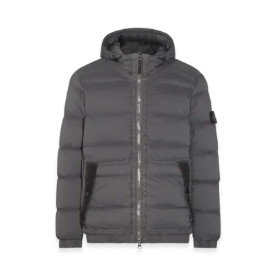 Stone Island Seamless Tunnel Nylon Down Jacket "Gray"