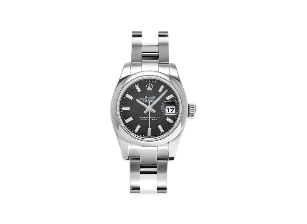 ROLEX Lady-Datejust "Black/Stainless Steel"