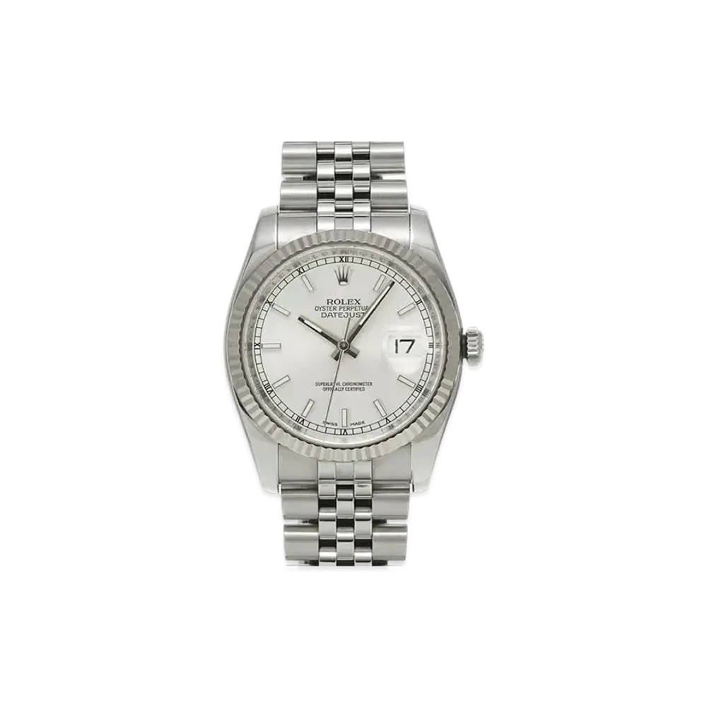 ROLEX Datejust "Silver/Stainless Steel/White Gold"