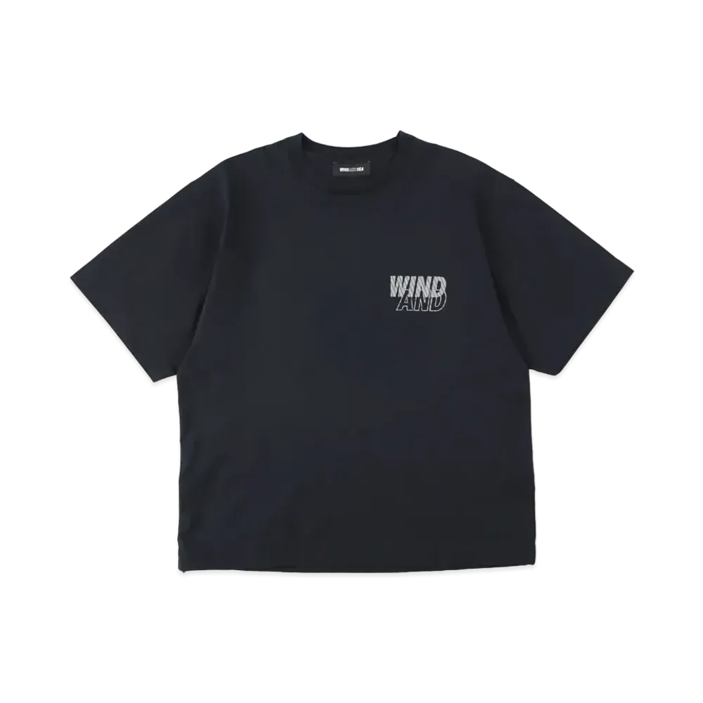 WIND AND SEA MIL NYLON S/S CREWNECK "Navy"