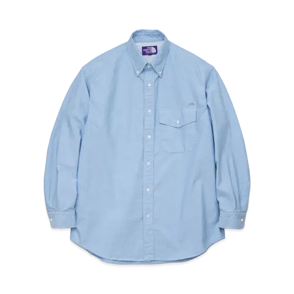 The North Face PURPLE LABEL Cotton Polyester OX B.D. Shirt "Sax"