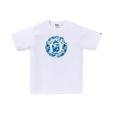 A BATHING APE Abc Camo Busy Works Tee "White/Black"
