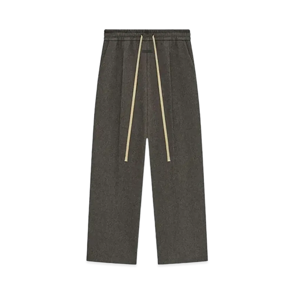 FEAR OF GOD ESSENTIALS Military Wool Wide Leg Pants "Dark Olive"