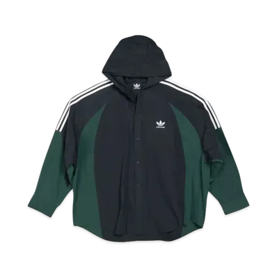 adidas BALENCIAGA Hooded Shirt "Black"