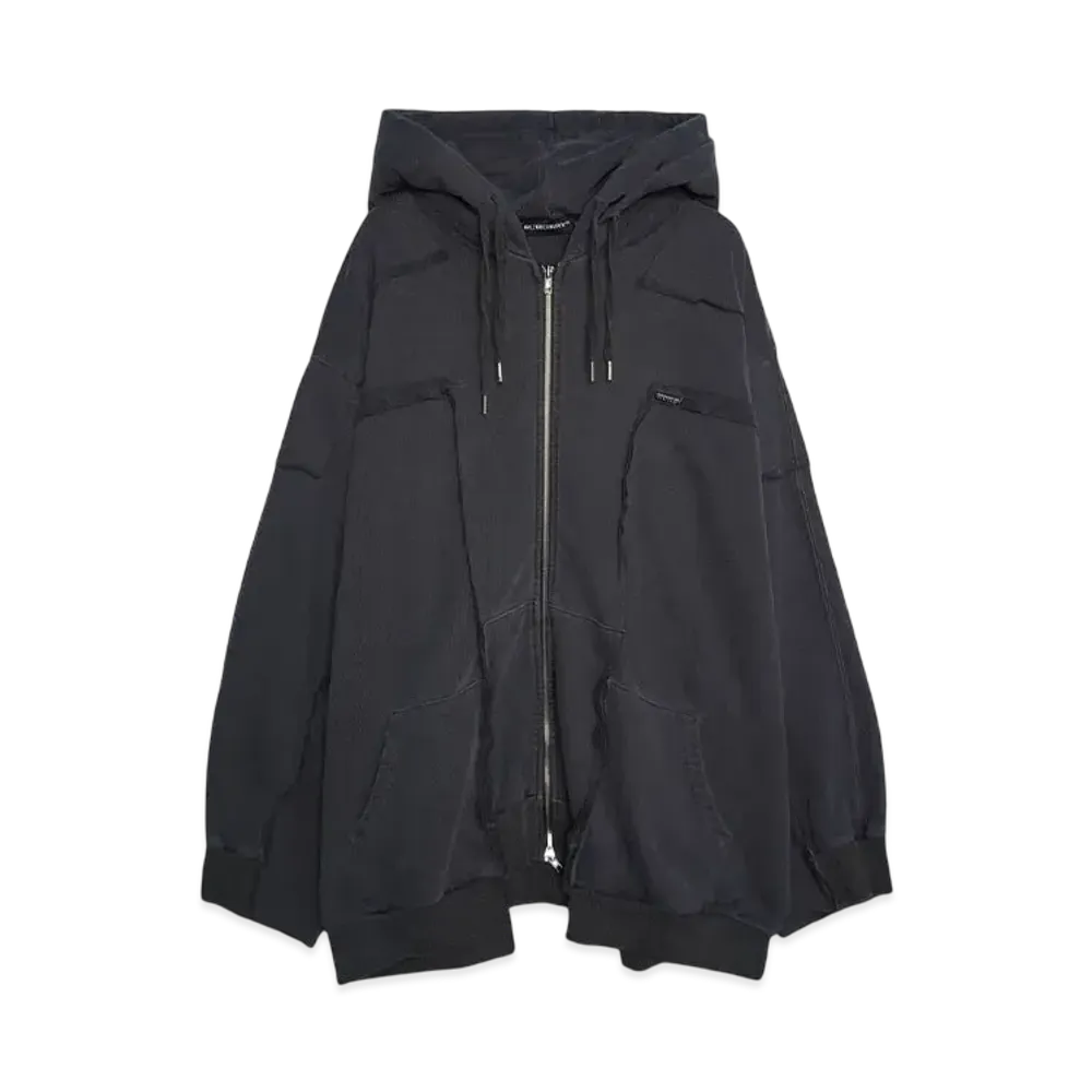 SURGERY remake over pigment hood jacket "CHARCOAL"