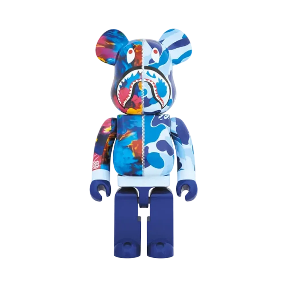 Bearbrick x Bape x Mika Ninagawa Shark 1000%