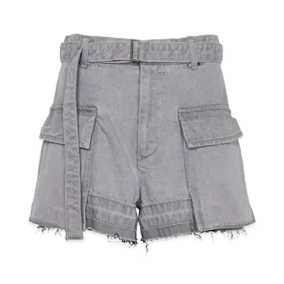 sacai Denim Shorts "Gray"
