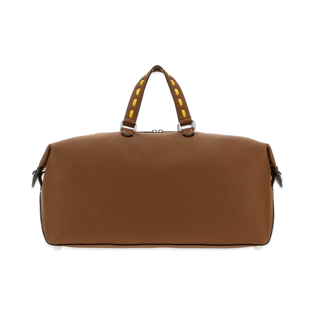 FENDI Leather Lui 45 Shopping Bag "Camel/Caramel"