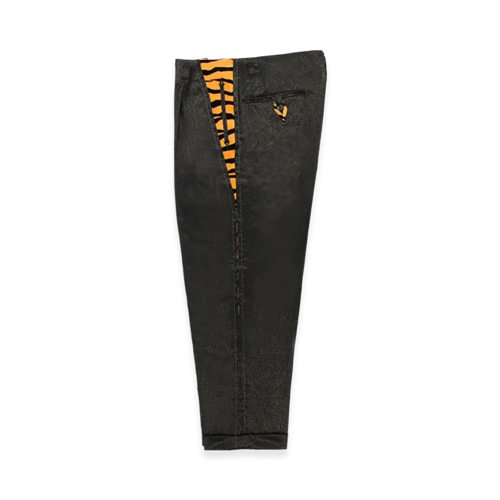 WACKO MARIA x Wolf's Head x Dormeuil Rockabilly Pants "Black/Orange"