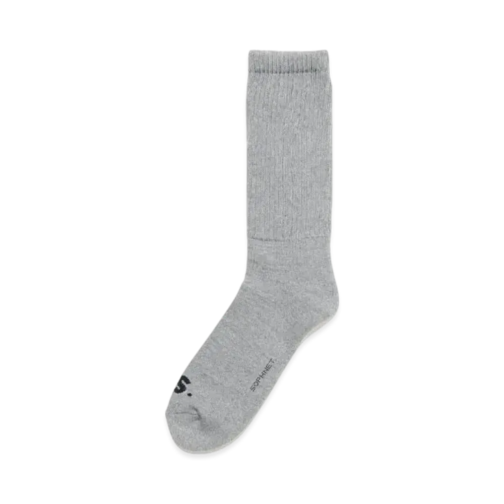 SOPHNET. Binchotan Ribbed Socks "Gray"
