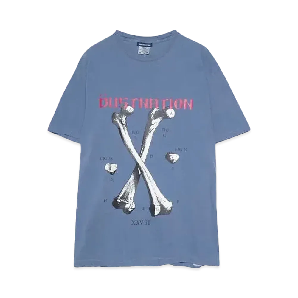 DUSTNATION BONE S/S TEE "BLUE"
