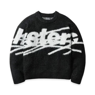 HYSTERIC GLAMOUR x Genzai Big Logo Knit "Black"
